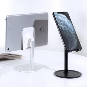 TOPK D01 Desktop Mobile Phone Tablet Holder Stand for iPad Air for iPhone 12 XS 11 Pro POCO X3 NFC Xiaomi Mi10