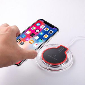 Bakeey 10W Fast Charging Ultra-Thin Wireless Charger Pad Base For iPhone X XS HUAWEI P30 Oneplus 7 XIAOMI MI 9 S10 S10+