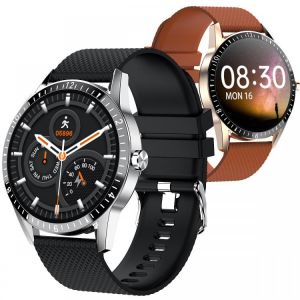shoptop סלולר ,שעונים חכמים וגדגיטים [bluetooth Calling] Bakeey Y20 Full-touch Screen Heart Rate Blood Pressure Oxygen Monitor Custom Dial Weather Display Smart Watch