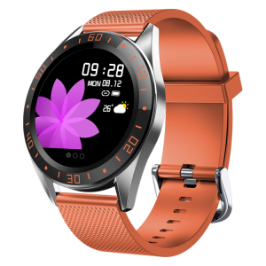 Bakeey GT105 1.22inch Fashion UI Heart Rate Blood Pressure Monitor Weather Forecast Smart Watch