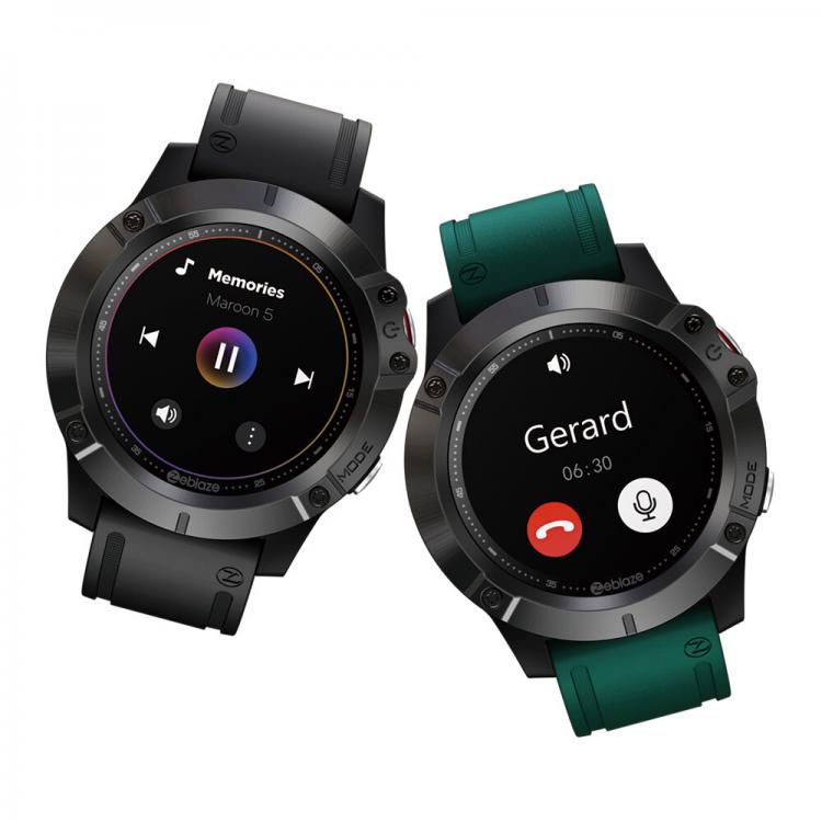 shoptop סלולר ,שעונים חכמים וגדגיטים [bluetooth Call]Zeblaze VIBE 6 Wireless Music Player 7/24 Heart Rate Blood Pressure Monitor 10 Sport Modes 25 Days Standby BT5.0 S